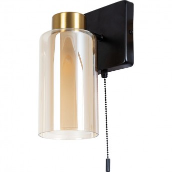 Бра ARTE LAMP LEO A7027AP-1BK под лампу 1xE14 40W