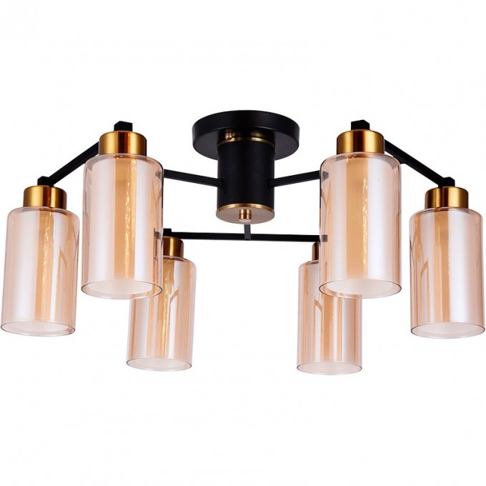 Люстра ARTE LAMP LEO A7027PL-6BK