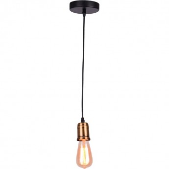 Подвесной светильник цилиндр ARTE LAMP MAZZETTO A4290SP-1BK под лампу 1xE27 40W