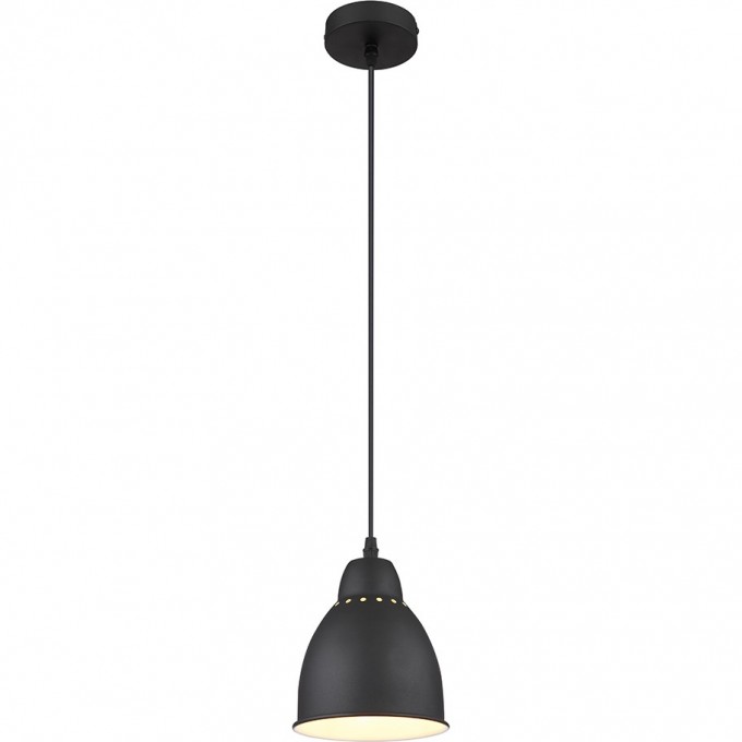 Подвесной светильник с 1 плафоном ARTE LAMP BRACCIO под лампу 1xE27 60W A2054SP-1BK