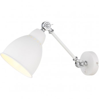 Спот на гибкой ножке ARTE LAMP BRACCIO A2054AP-1WH под лампу 1xE27 60W