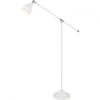 Торшер для чтения ARTE LAMP BRACCIO A2054PN-1WH под лампу 1xE27 60W