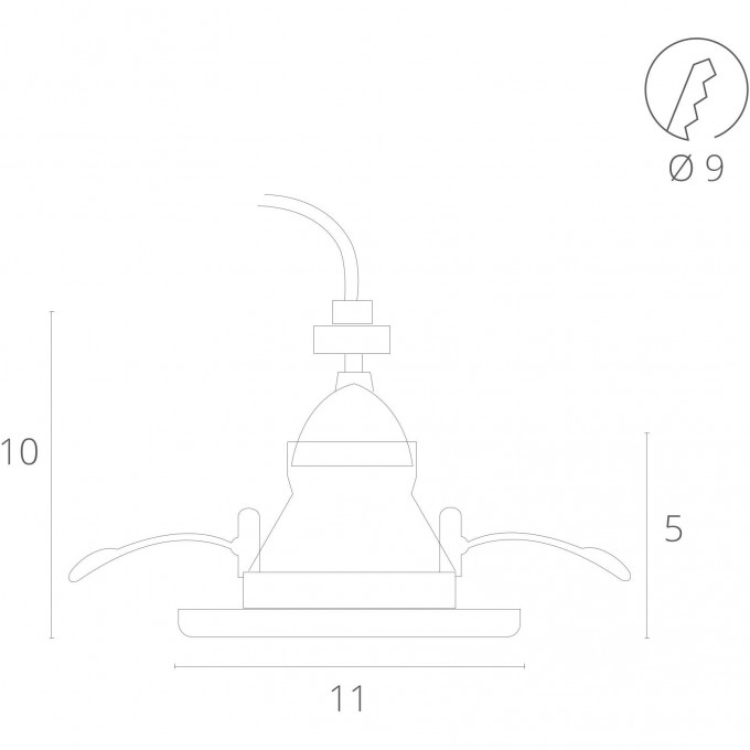 Светильник arte lamp a2024pl 1wh