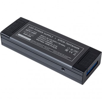 Блок питания ARTE LAMP PRO A481205 48V 100W 2.08А для светодиодных лент Блок питания ARTE LAMP PRO A481205 48V 100W 2.08А для светодиодных лент